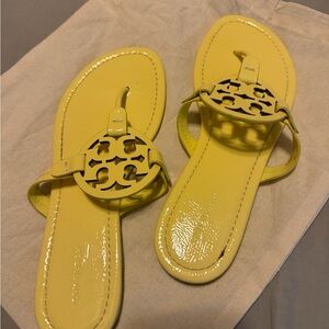 Tory Burch Bright Yellow Sandals